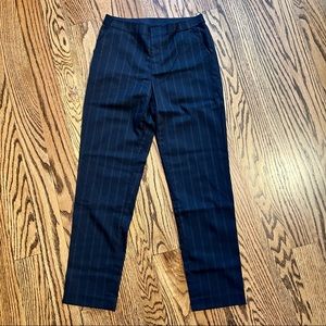 Uniqlo Slim Fit Navy Stripe Slacks (US S) Waist 26-27
